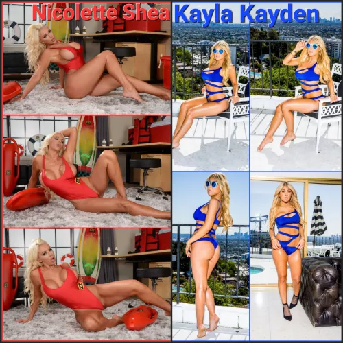 Blonde vs blonde [Nicolette Shea] vs [Kayla Kayden] by sjla2019