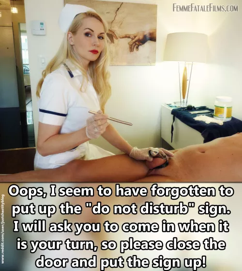 Busy day at the clinic! by justchastityblog