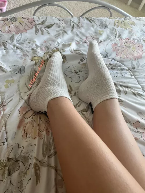 Feeling doll like in these white socks 🤍 by ellythedoll