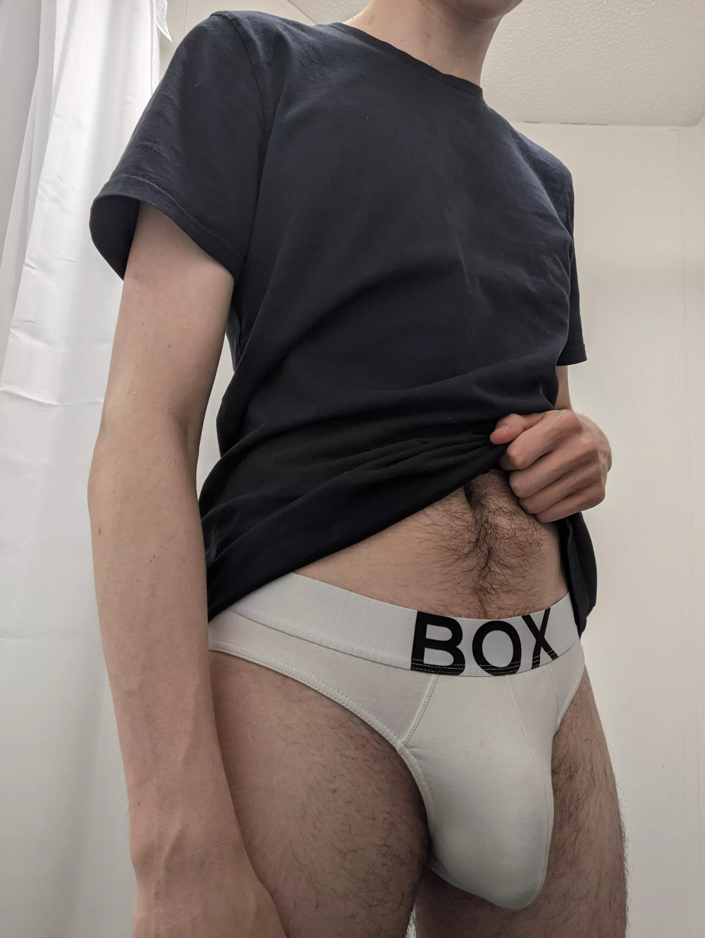 Getting changed after a shower posted by HornyUniTwink