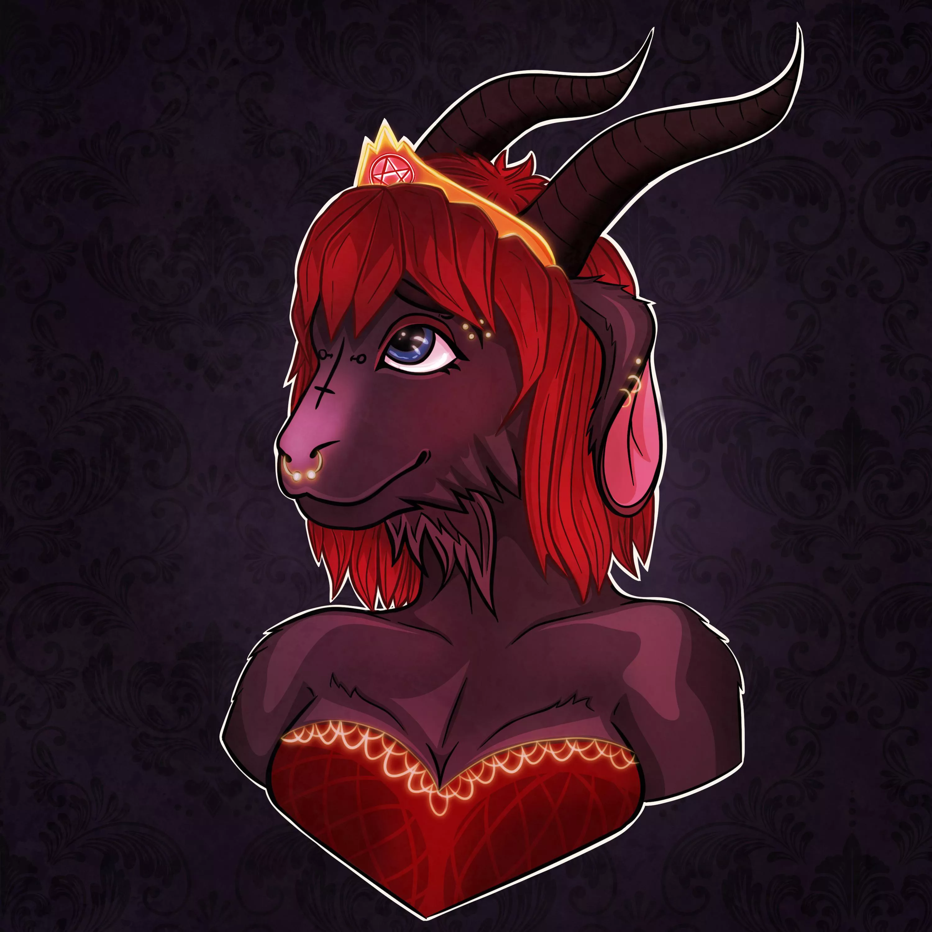 Her name is Baphomette :3 posted by Bubbly-Bird-8880