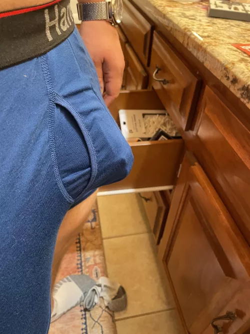 Just getting ready this morning by naked_apple69