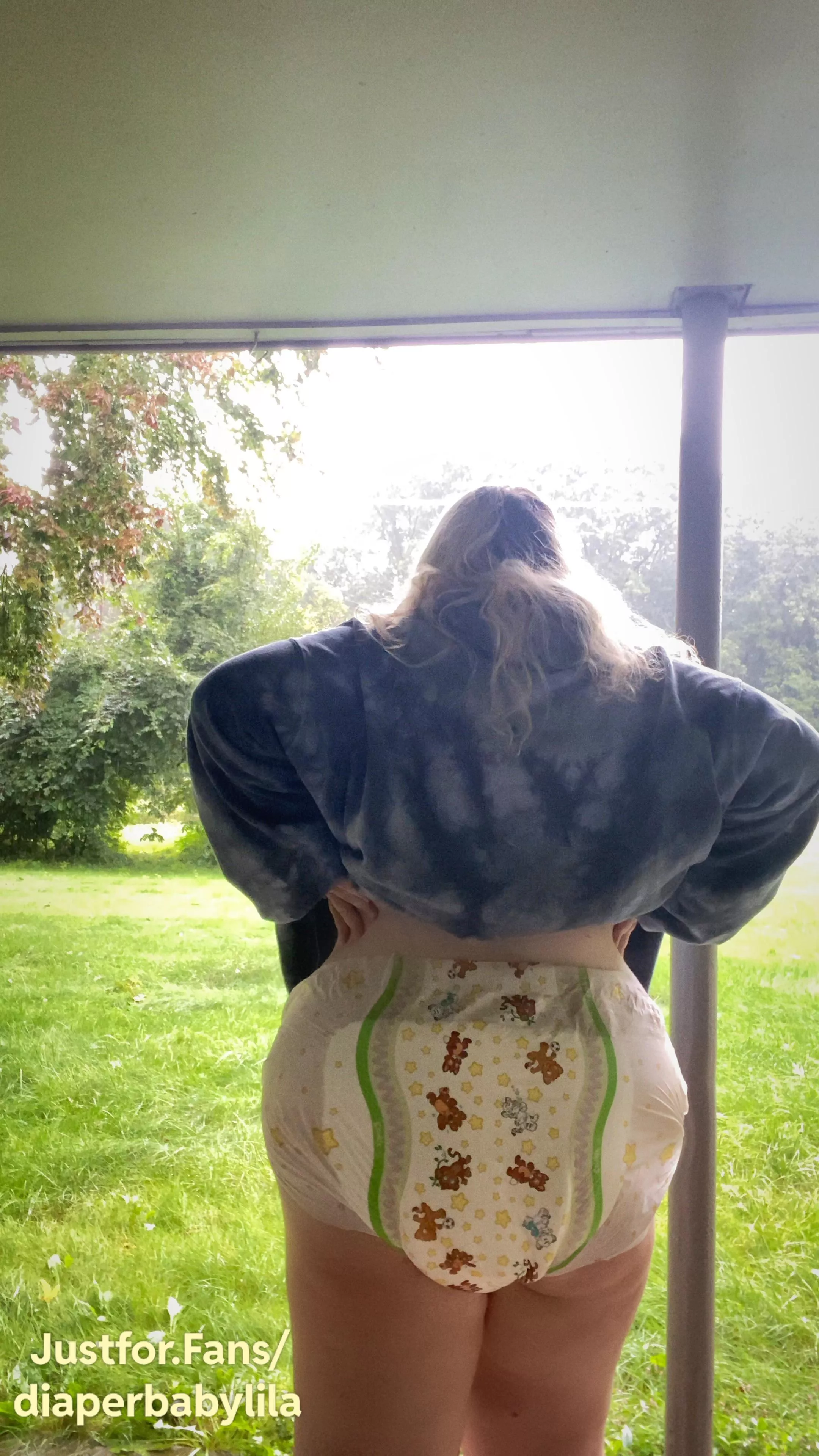 POV you’re debating whether you should play in the rain or take a nap😂 posted by thediaperbabylila