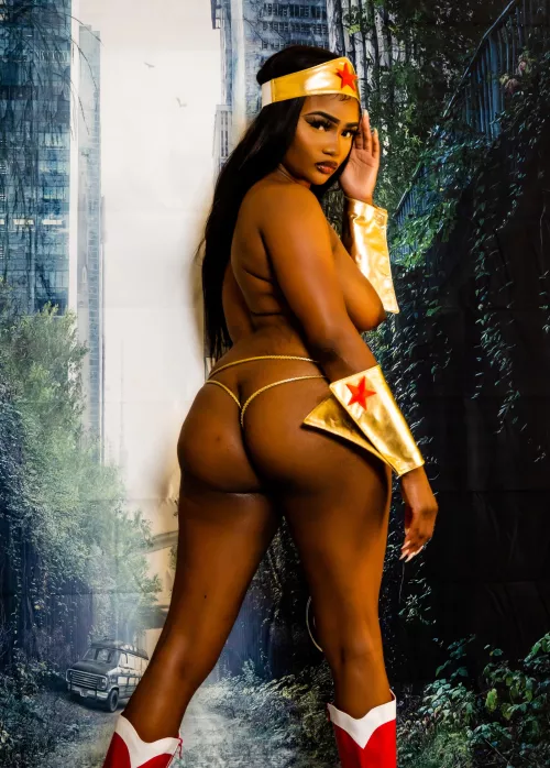 [self] Can you find my lasso of truth Nova as Wonder Woman by Quirky-Actuary-8228