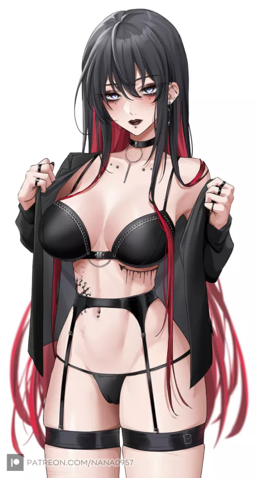 Zenith's Black Lingerie by CheetahSperm18