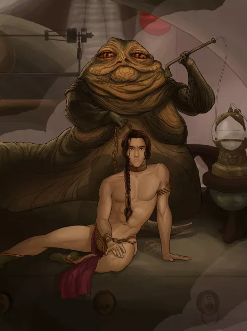 Genderbent Slave Leia (Sleevia) by SiarX