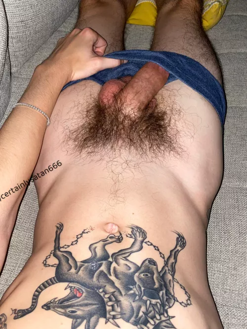 Growing long and unruly 😈 by CertainlySatan666