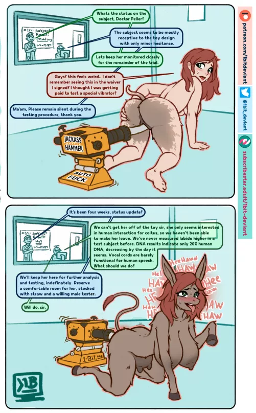 Jackass Hammer by 1bitdeviant (Donkey) by DarthFetish