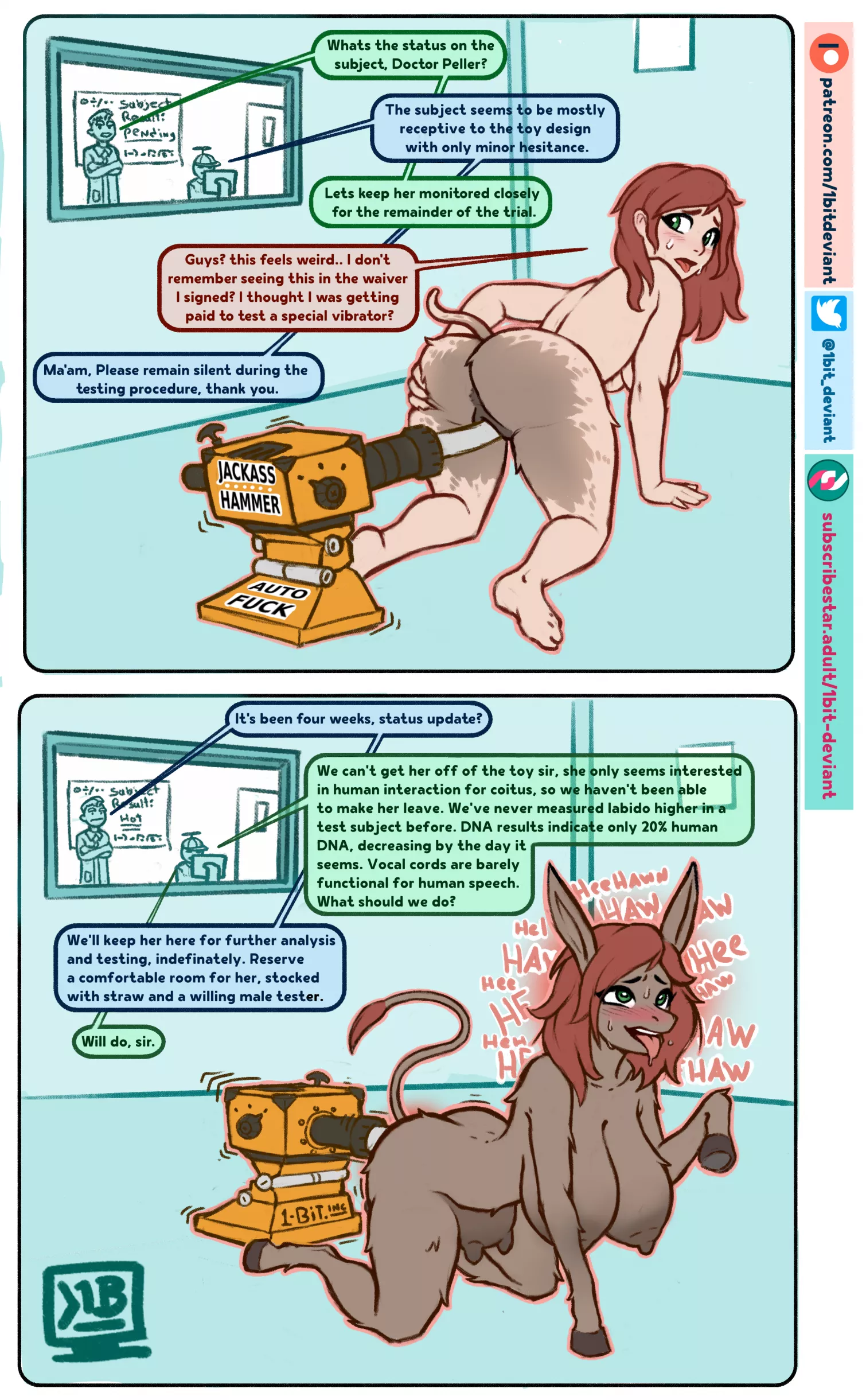 Jackass Hammer by 1bitdeviant (Donkey) posted by DarthFetish