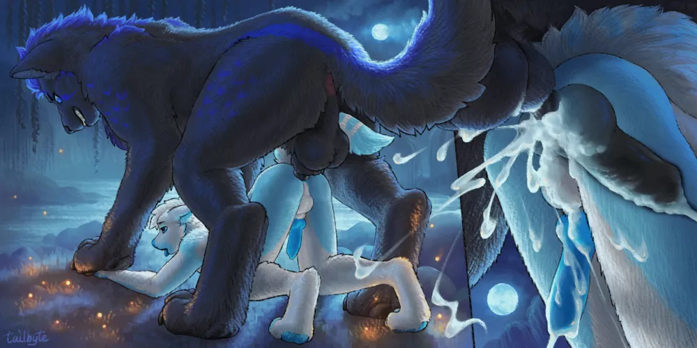 Midnight Knotting 🌙 (tailbyte) by tailnybble