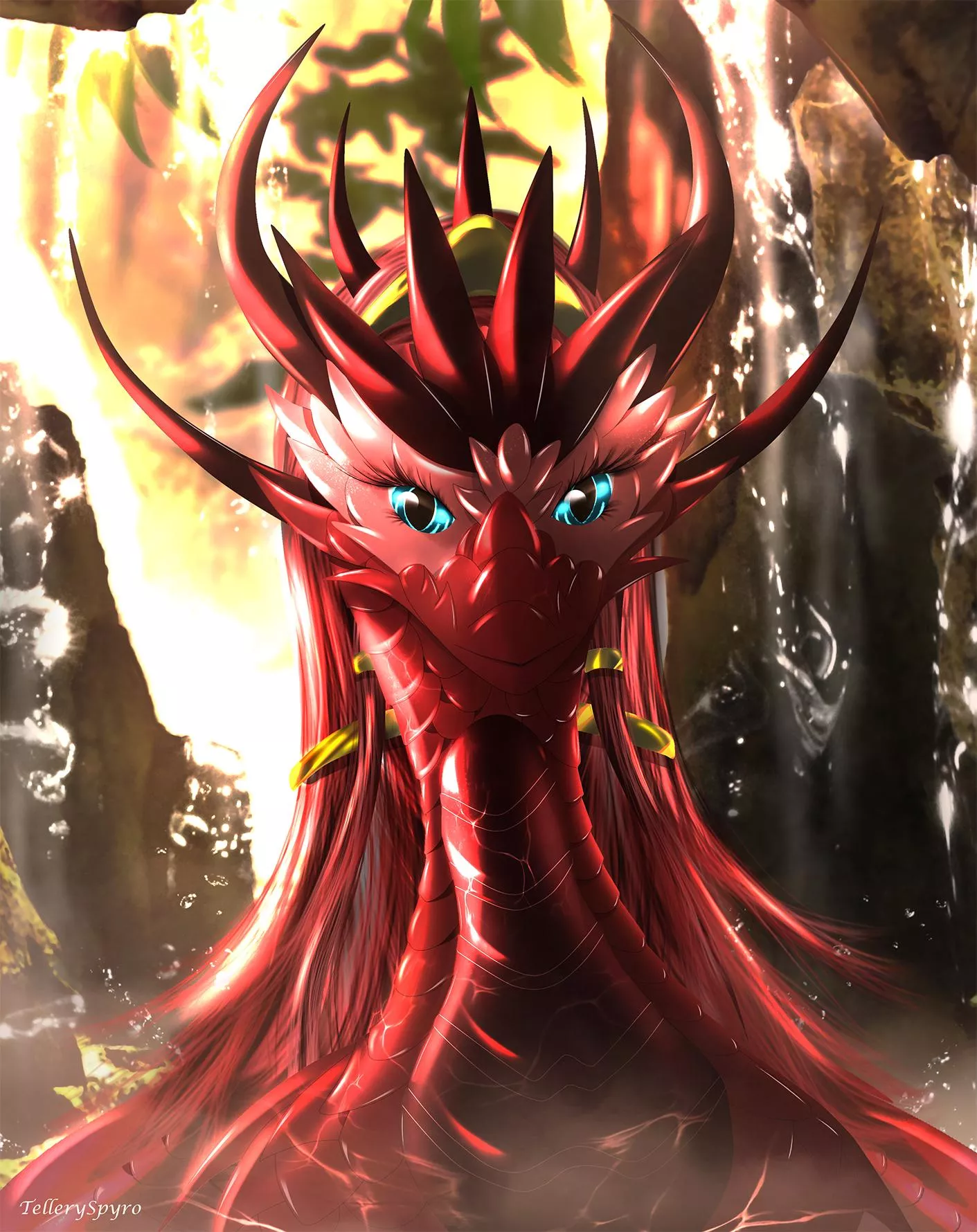 One of my OCs - Sillitreya Taidei (art by me) posted by TellerySpyro_GTX