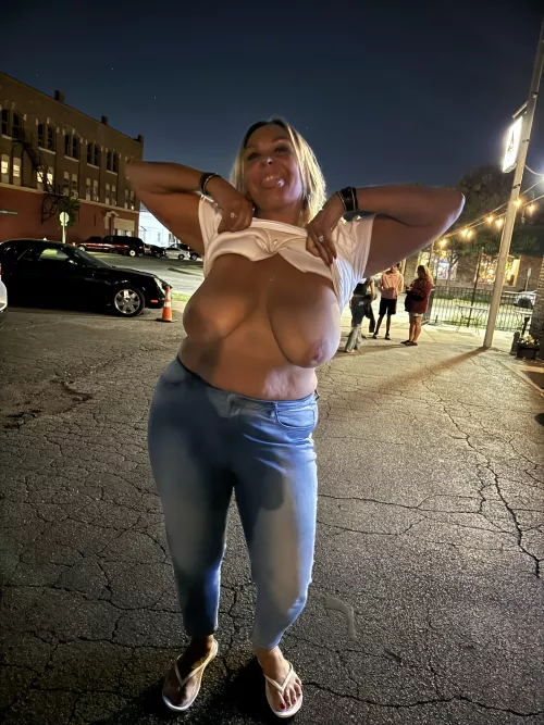 Some after bar flashing by CrazzeeFun