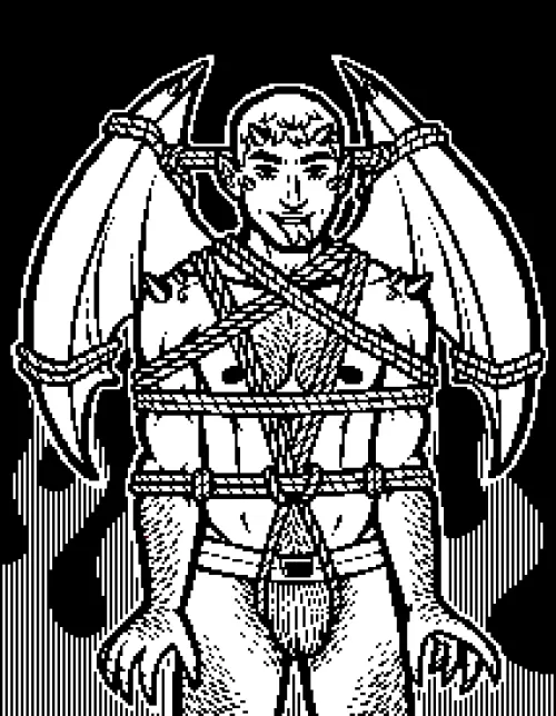 Some pixel shibari by me by zelozun