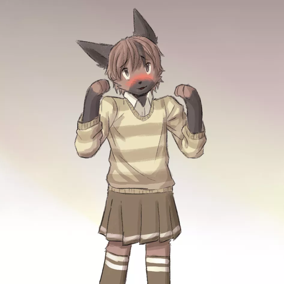 This is my fursona: Luteus :3 (art by me) (also, you people are so nice around here, thank you) posted by Lost_Office_8242