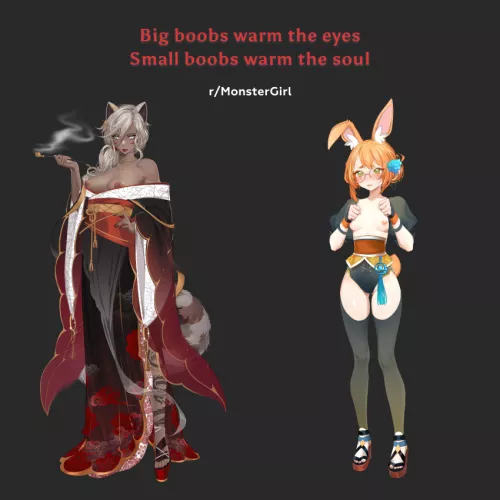 Big boobs or Small boobs? by WANDERER_GAME
