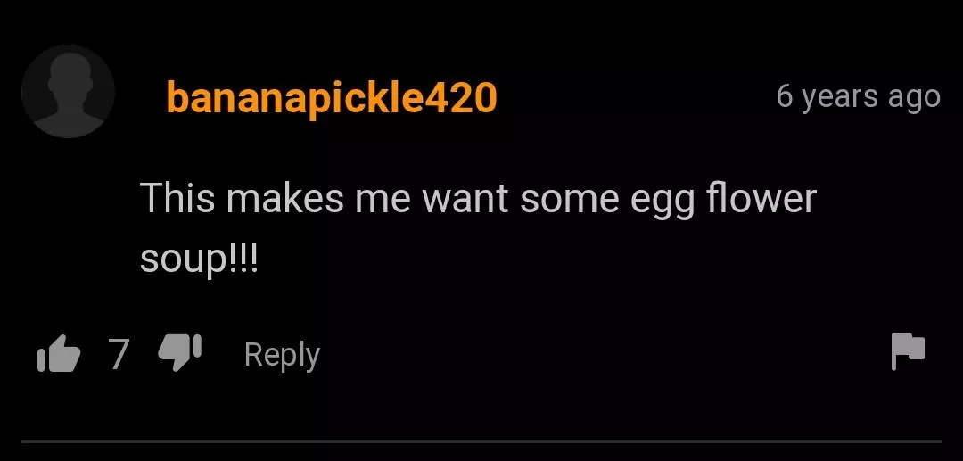 Egg flour soup posted by 100kg_db