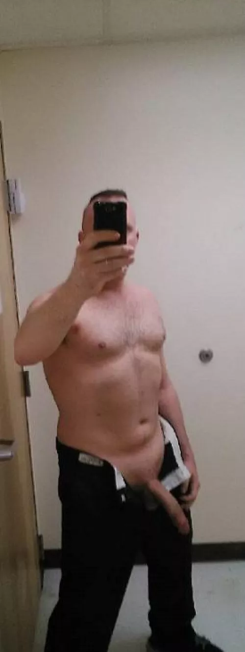 Hard at work, would you suck or fuck it [47] by eastcoastfuntime