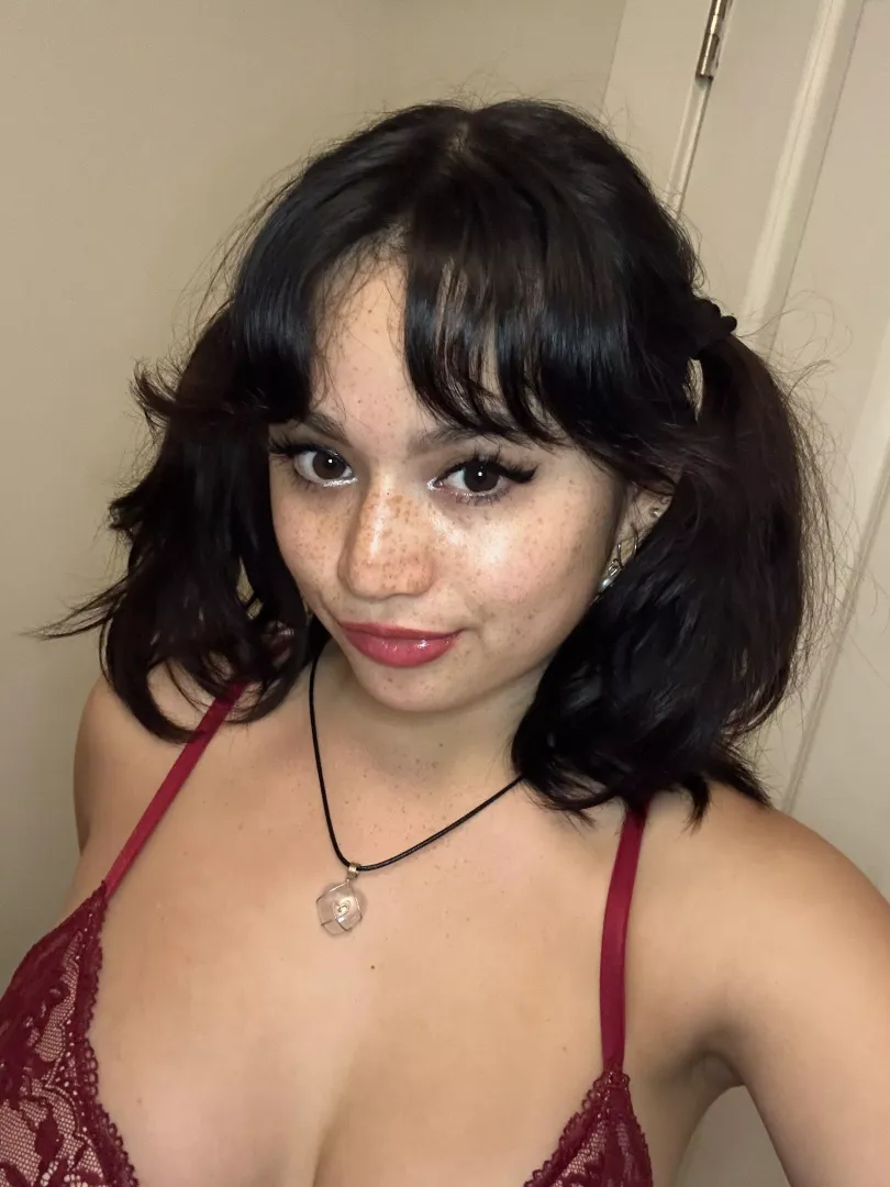 I got some new lingerie today and I love this red color. posted by NumerousMutation