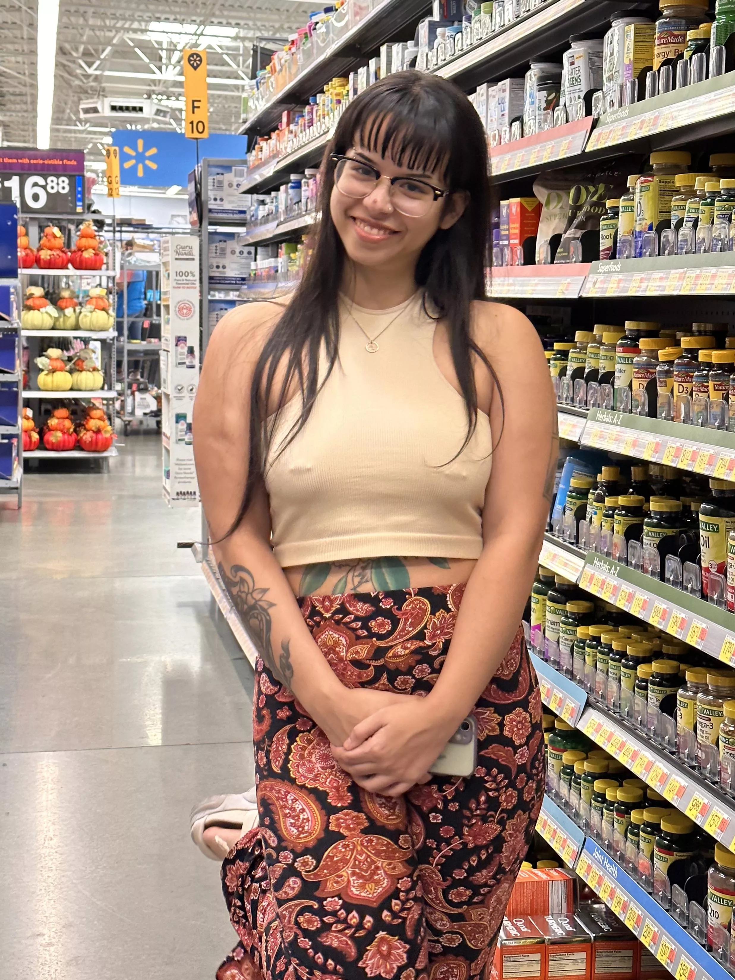 My partner snapped this pic of me looking a little nippy at Walmart posted by sweettealeaf