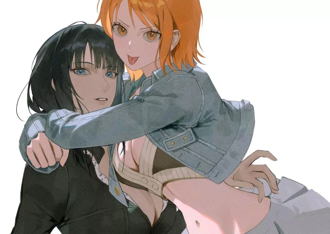 Nami w/ Robin [One Piece] posted by CheetahSperm18