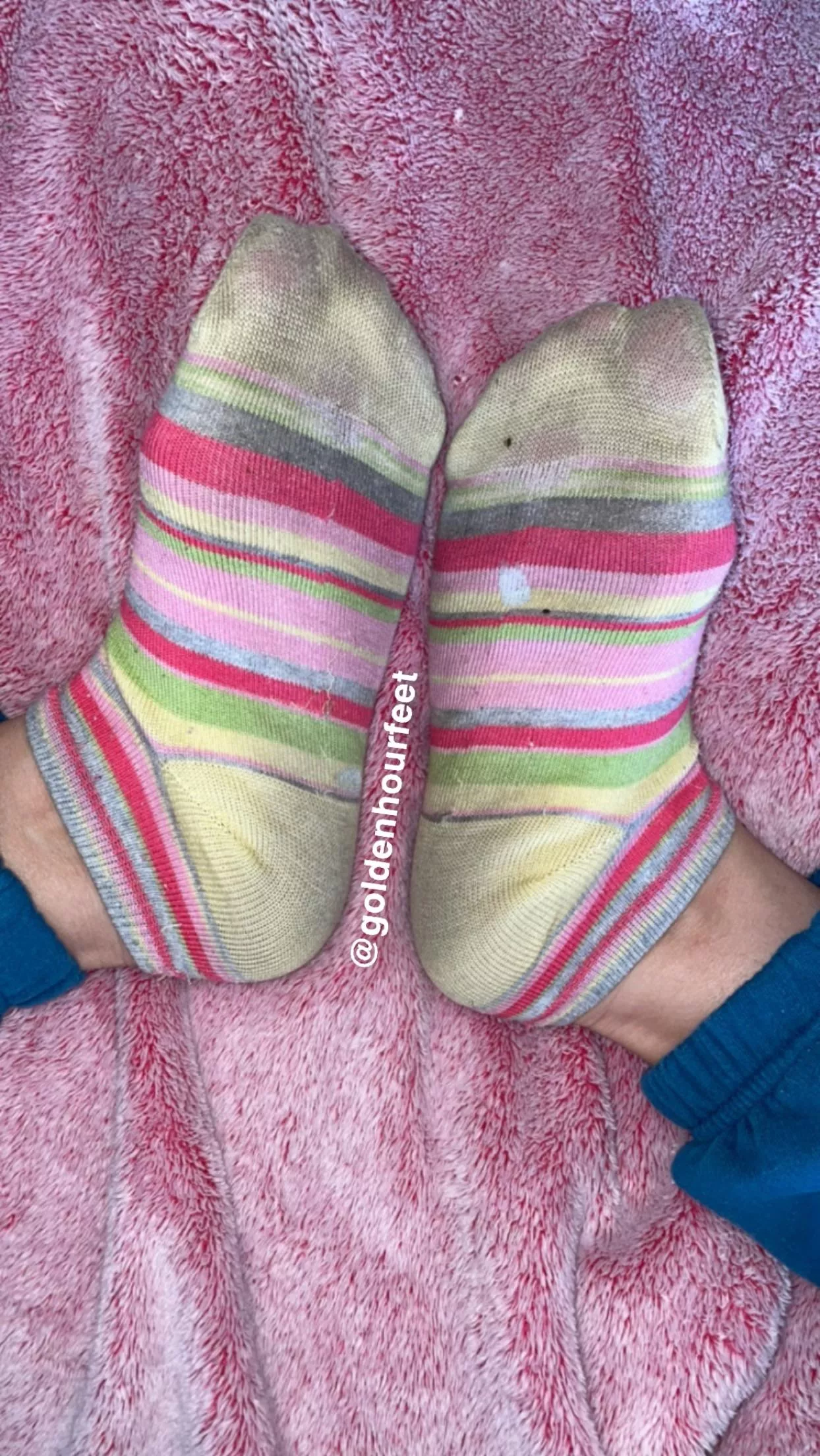 So many socks available, dm to claim a pair❤️‍🔥 posted by goldenhourfeet