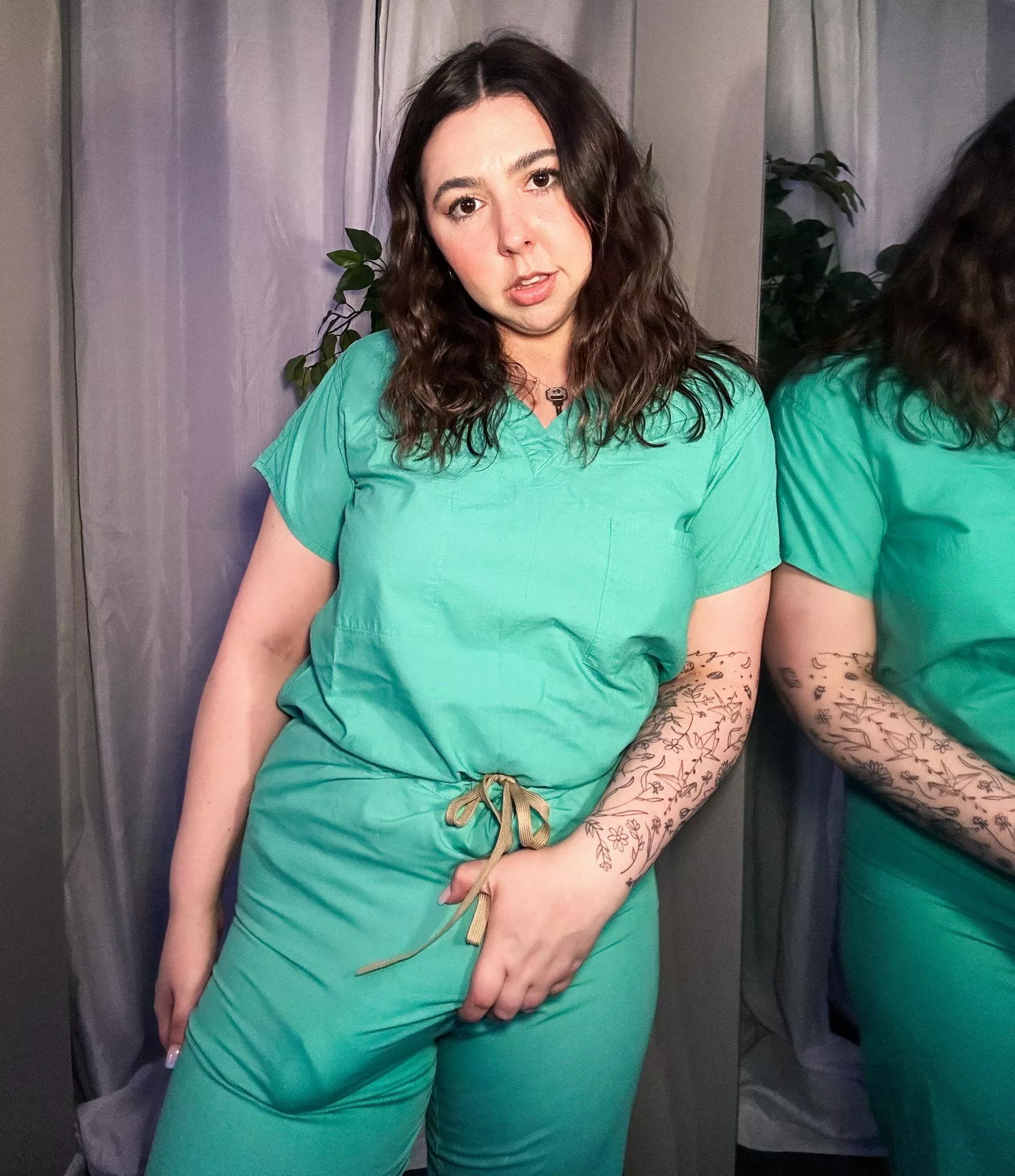 Your nurse has unconventional methods to release your tension... posted by Jadesjungles