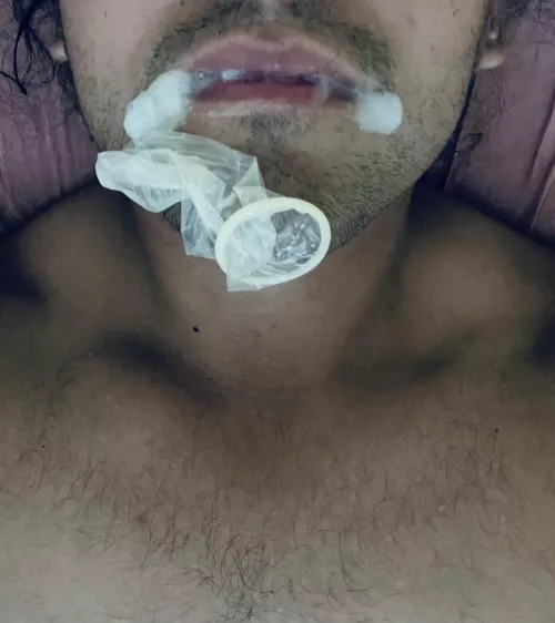 (29) Roommate got back from his Grindr hookup and said he brought me back a souvenir. Good gift or no? 😅 by squeezingyou