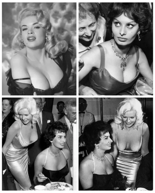 Bigger Boobs: Jayne Mansfield vs Sophia Loren by polo_tag