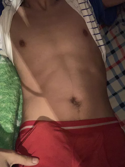 Do you think my teenage cock is enough for you? 🤤🍆😈 by kiriii_ku