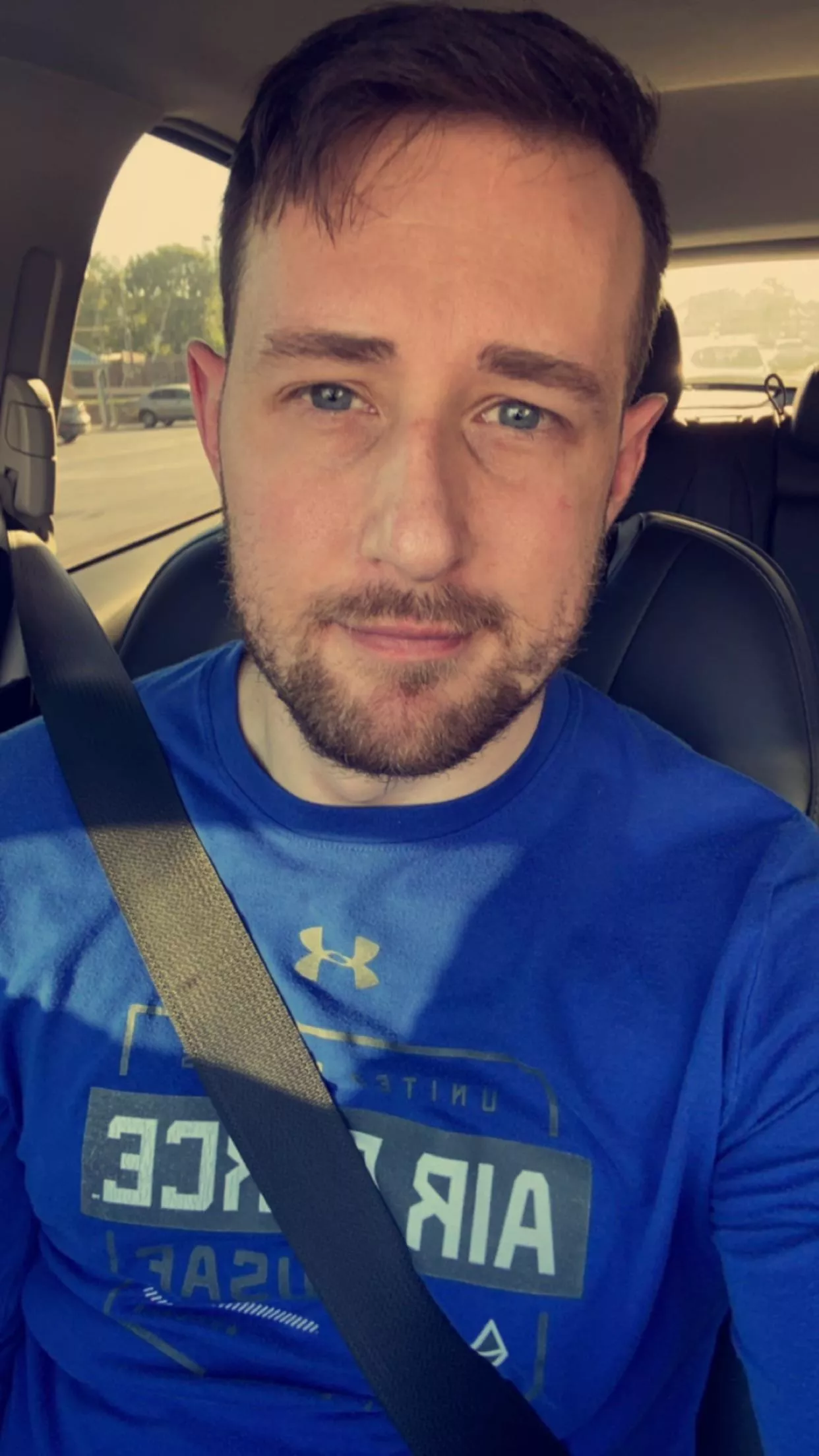 Golden hour sunset selfie posted by Tat246squared