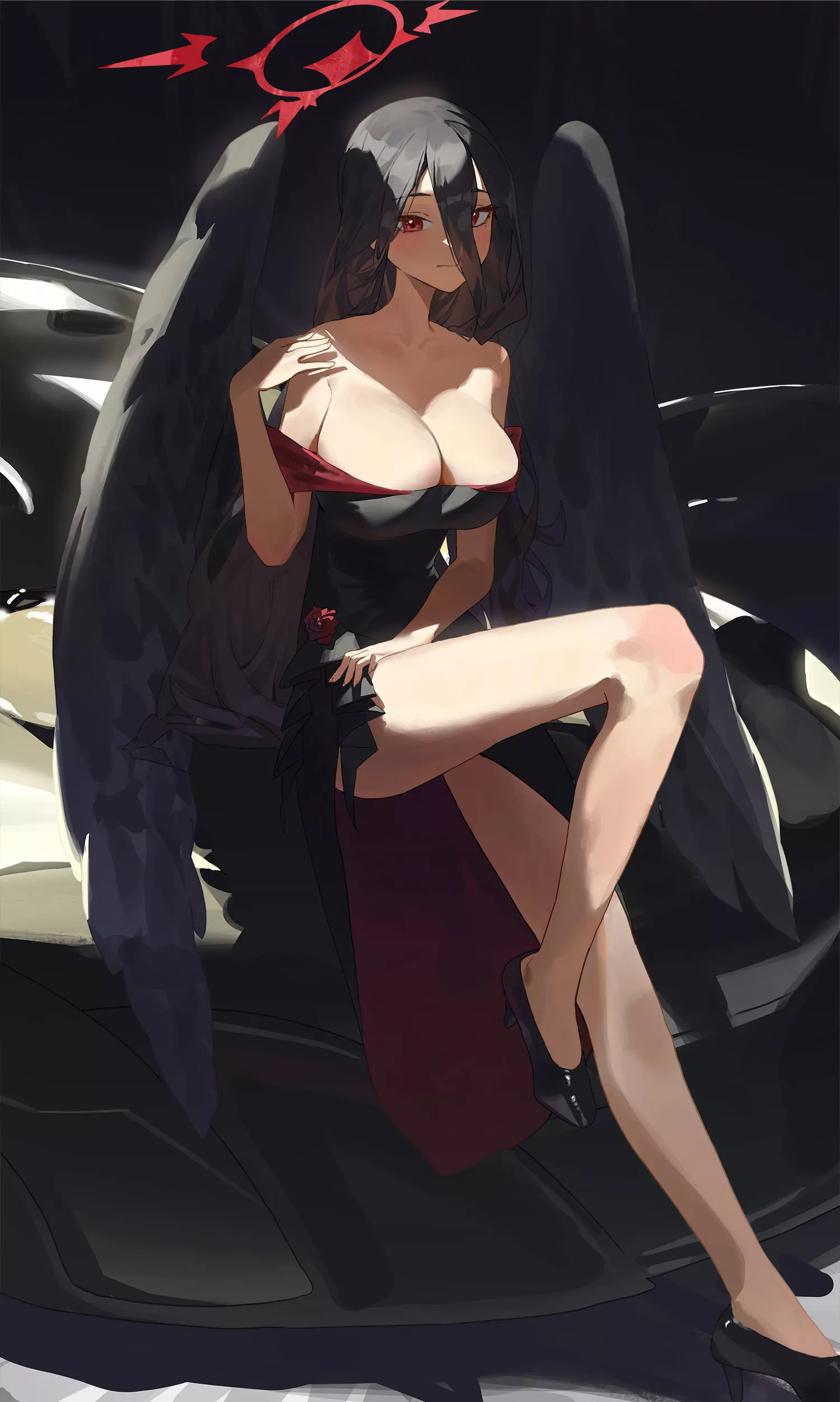 Hasumi Thighs [Blue Archive] posted by ArmorXIII