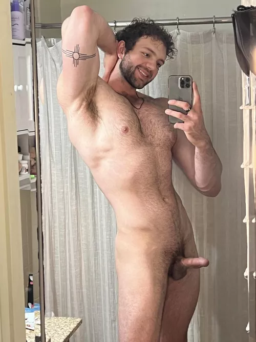 Hop in the shower with me? (I barely fit) by Sigmalaid