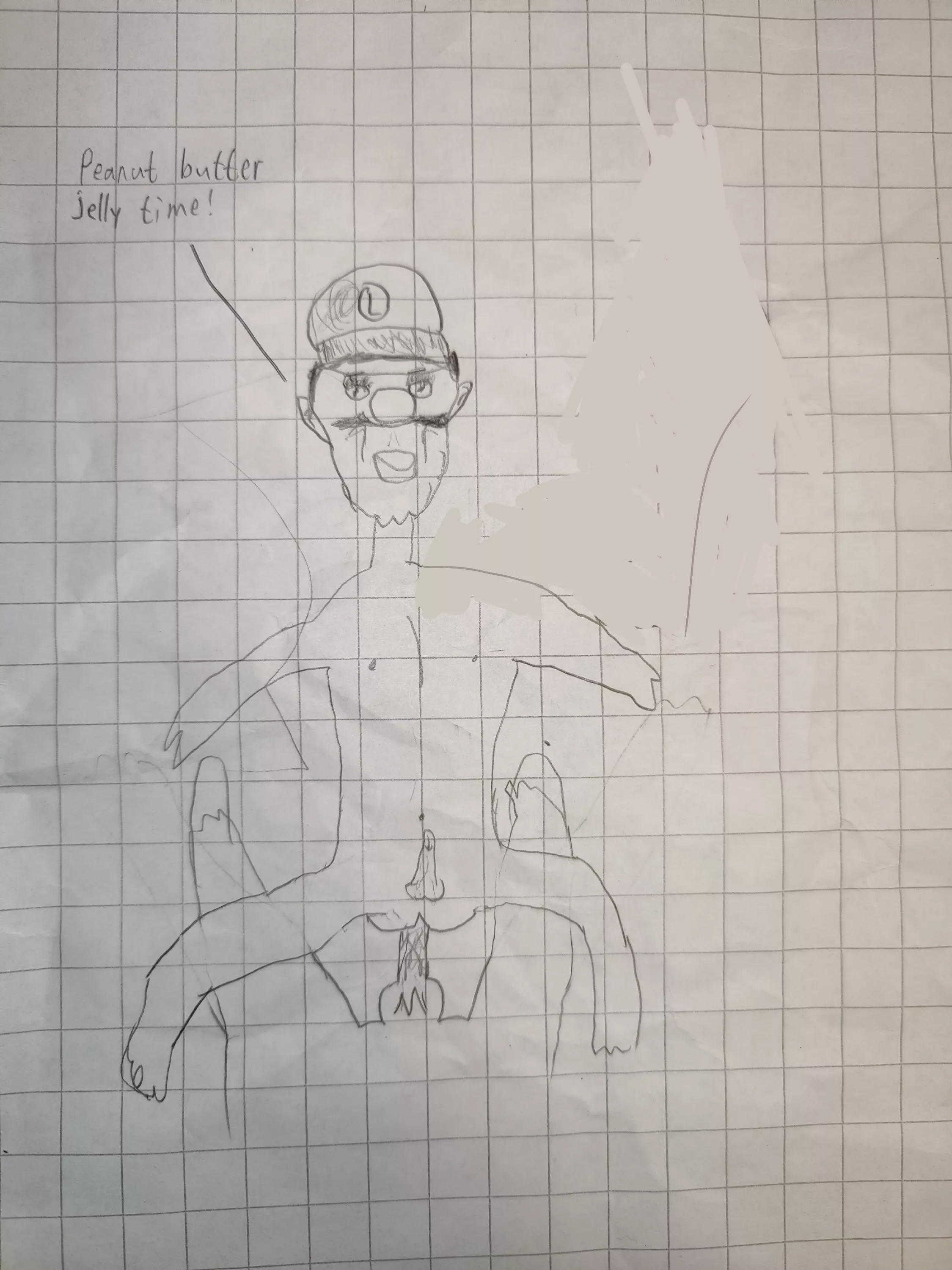 Luigi riding Mario (BeanPerson) [Super Mario Bros] posted by Key-Video-6482