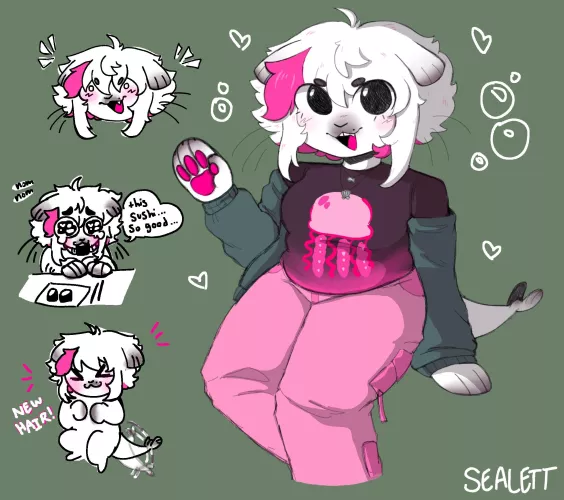 More of my seal fursona by ComfortableChain8429