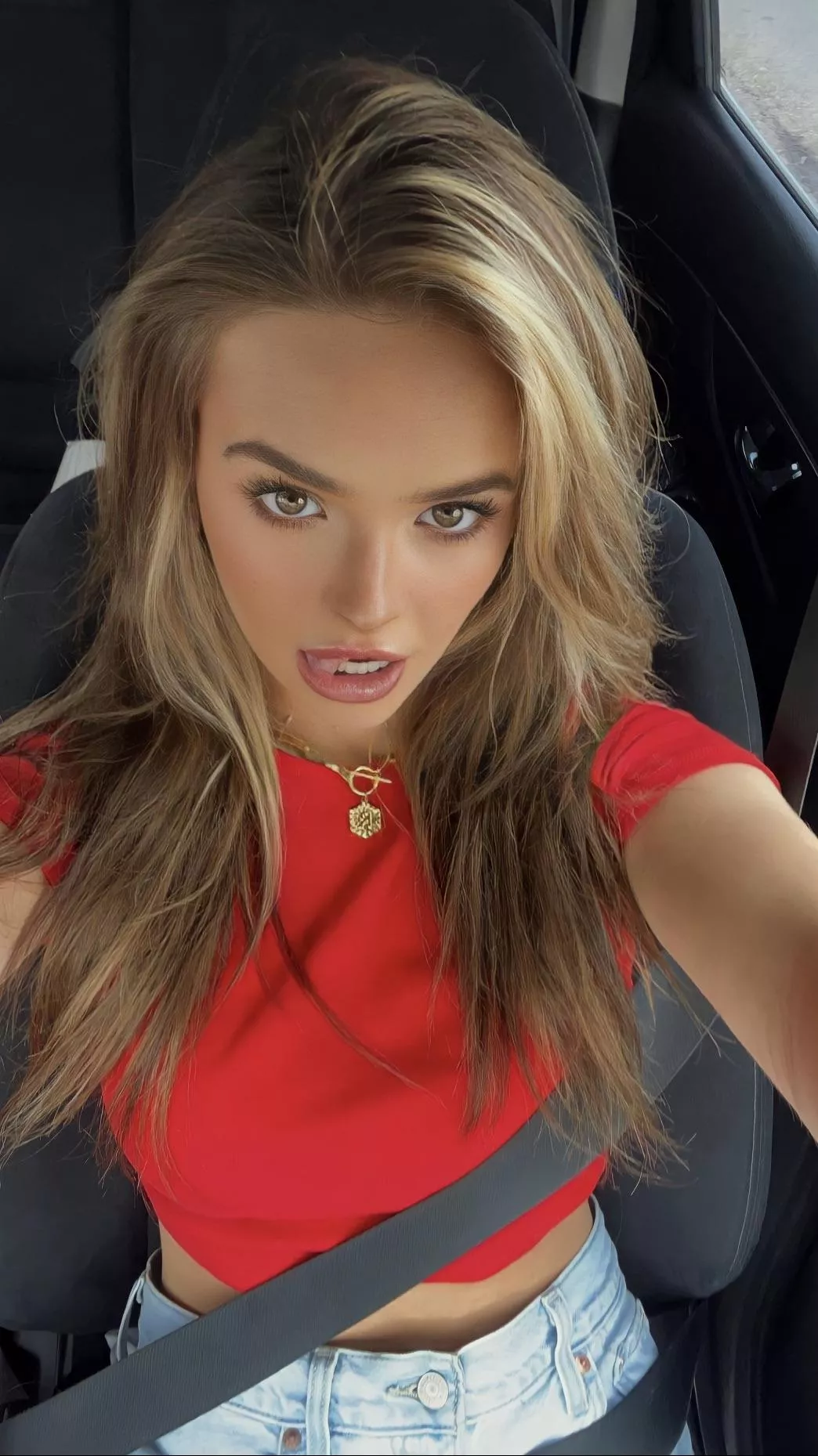 The Lady, in red posted by ILoveBustyWomenn