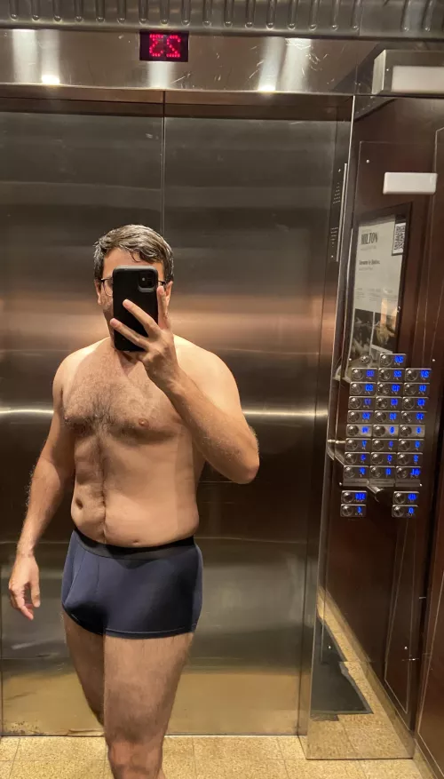 When you’re locked out of the room so have to go get help;) by jockass035