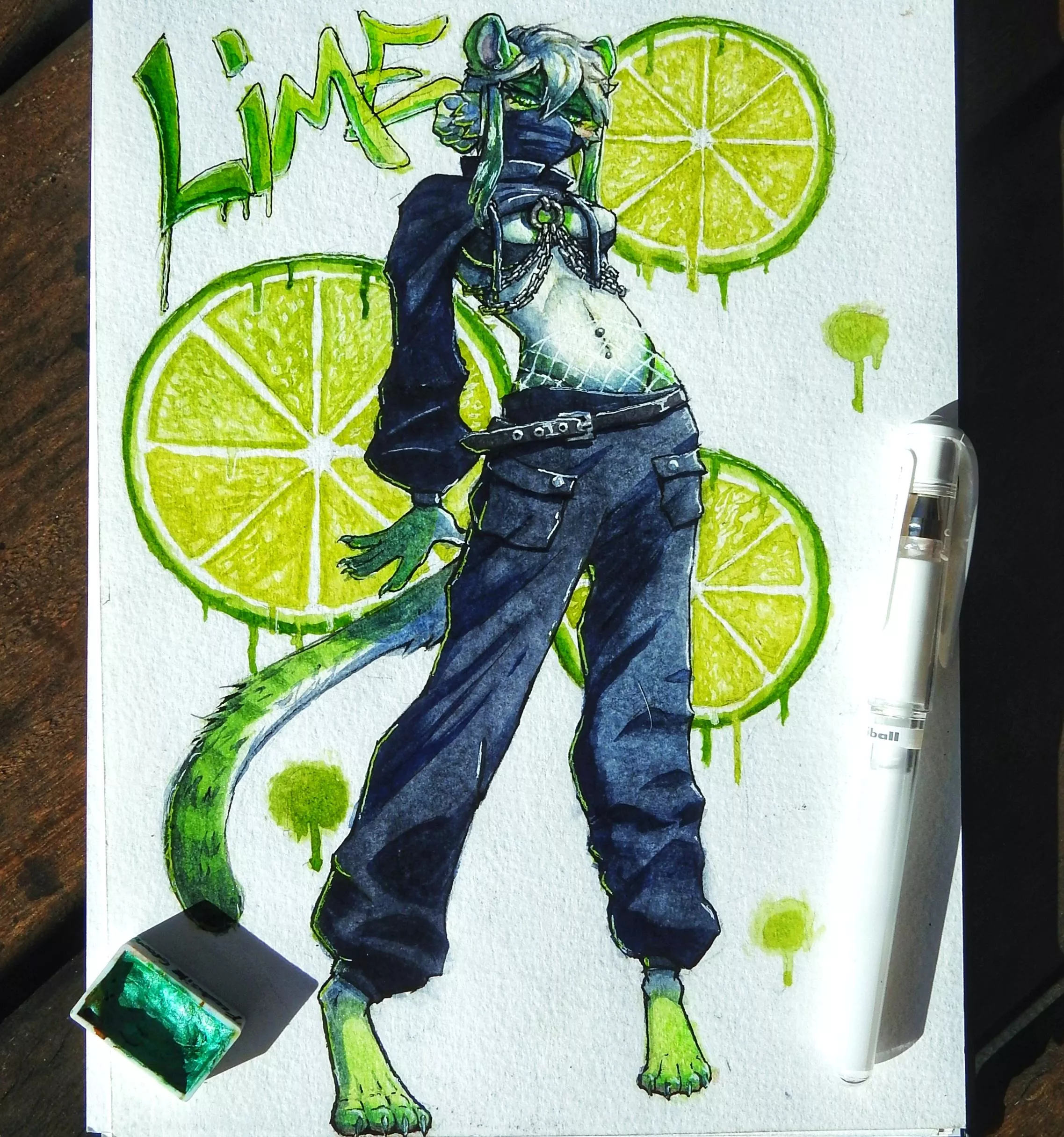 Another watercolor painting :3 posted by SaffronServal