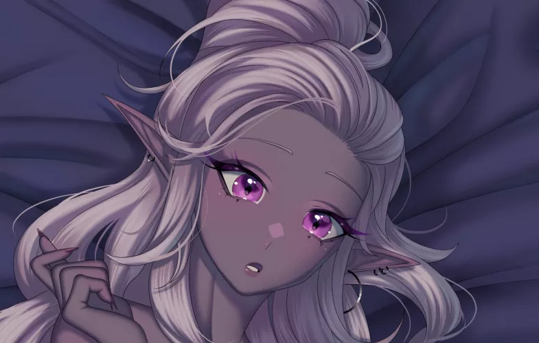 Dark Elf [AURA: Hentai Cards] by WANDERER_GAME