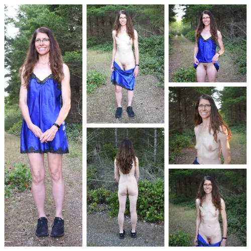 I think my wife looks cute in blue and also out blue. by hapijack