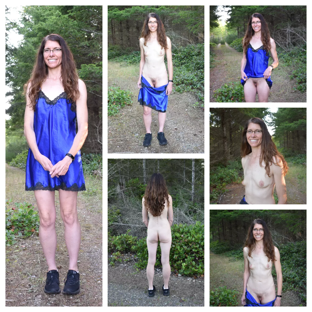 I think my wife looks cute in blue and also out blue. posted by hapijack