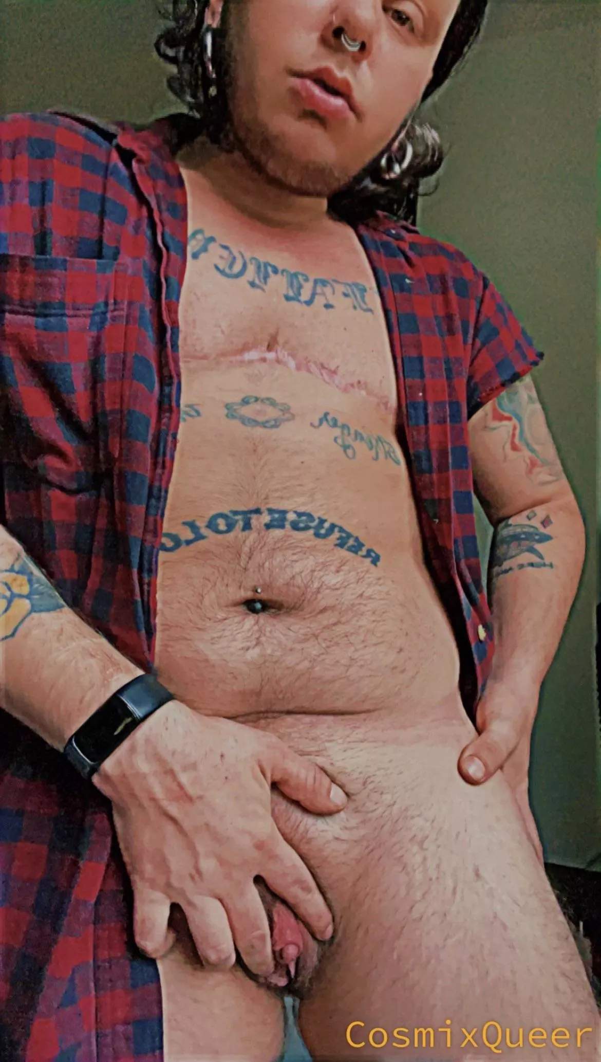 Lemme pull back my folds and coach you how to make me cum 😈 posted by CosmixQueer