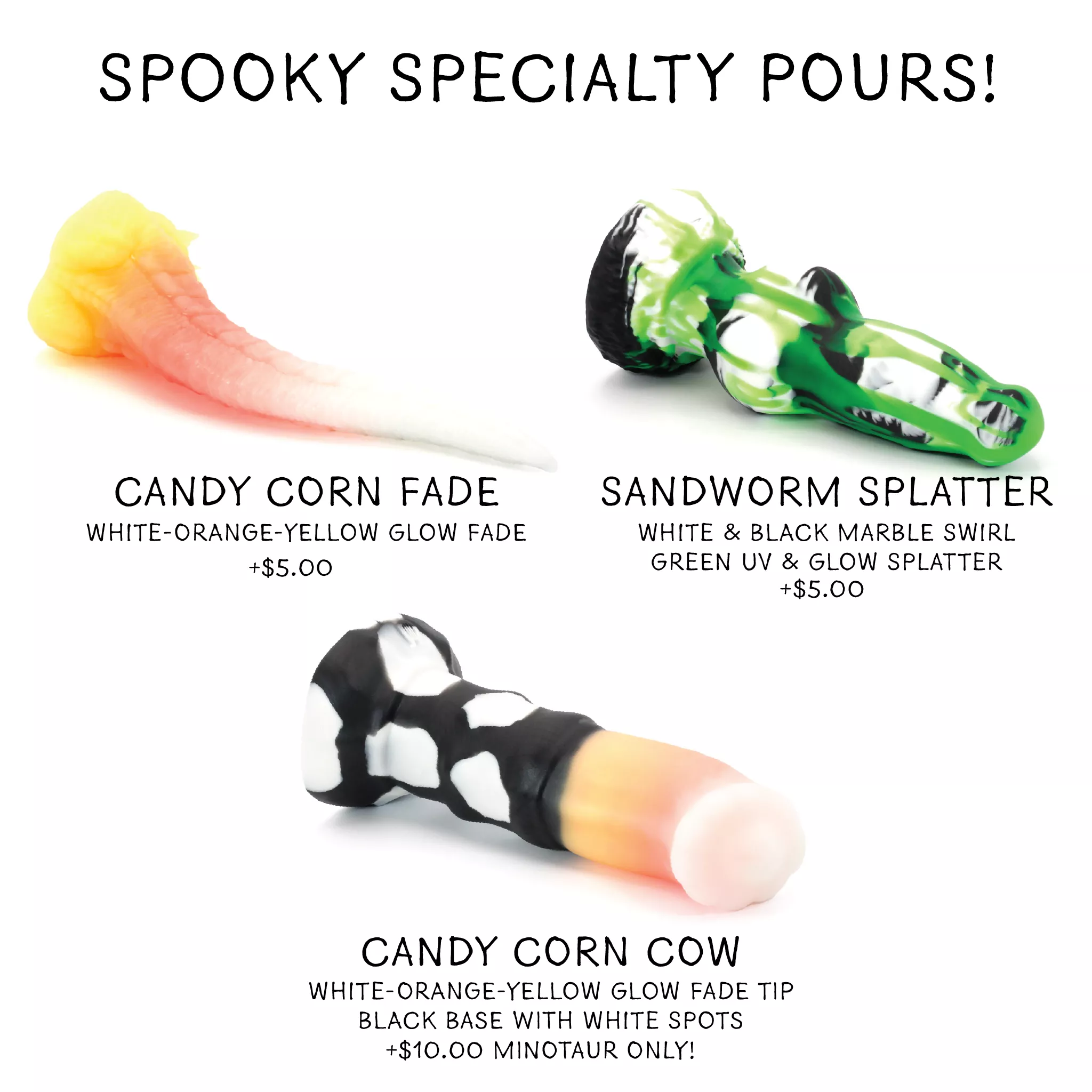 New spooky custom pours! posted by wanderingbardtoys