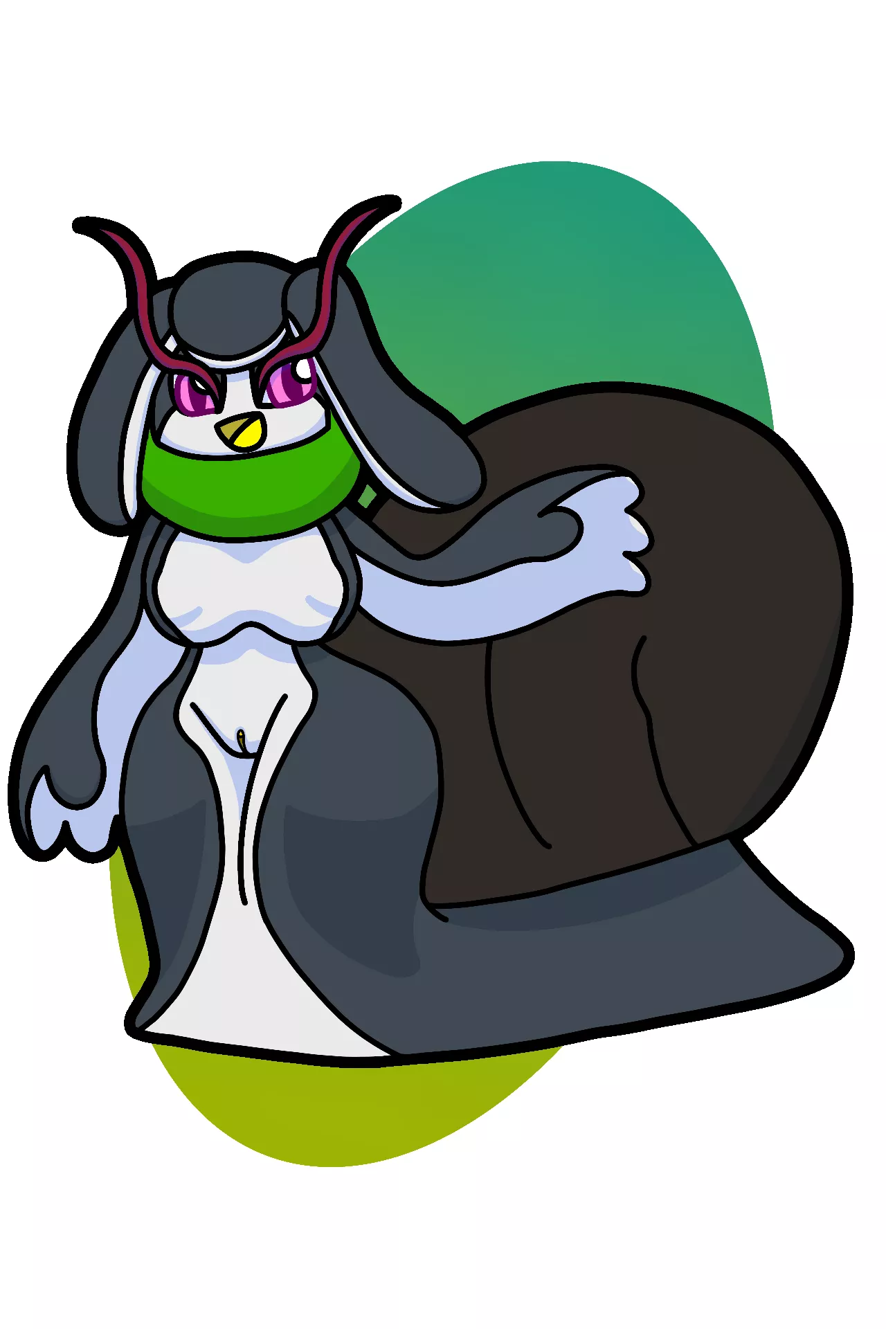 Aquatic snail girl [art by me] posted by SourceNo3585