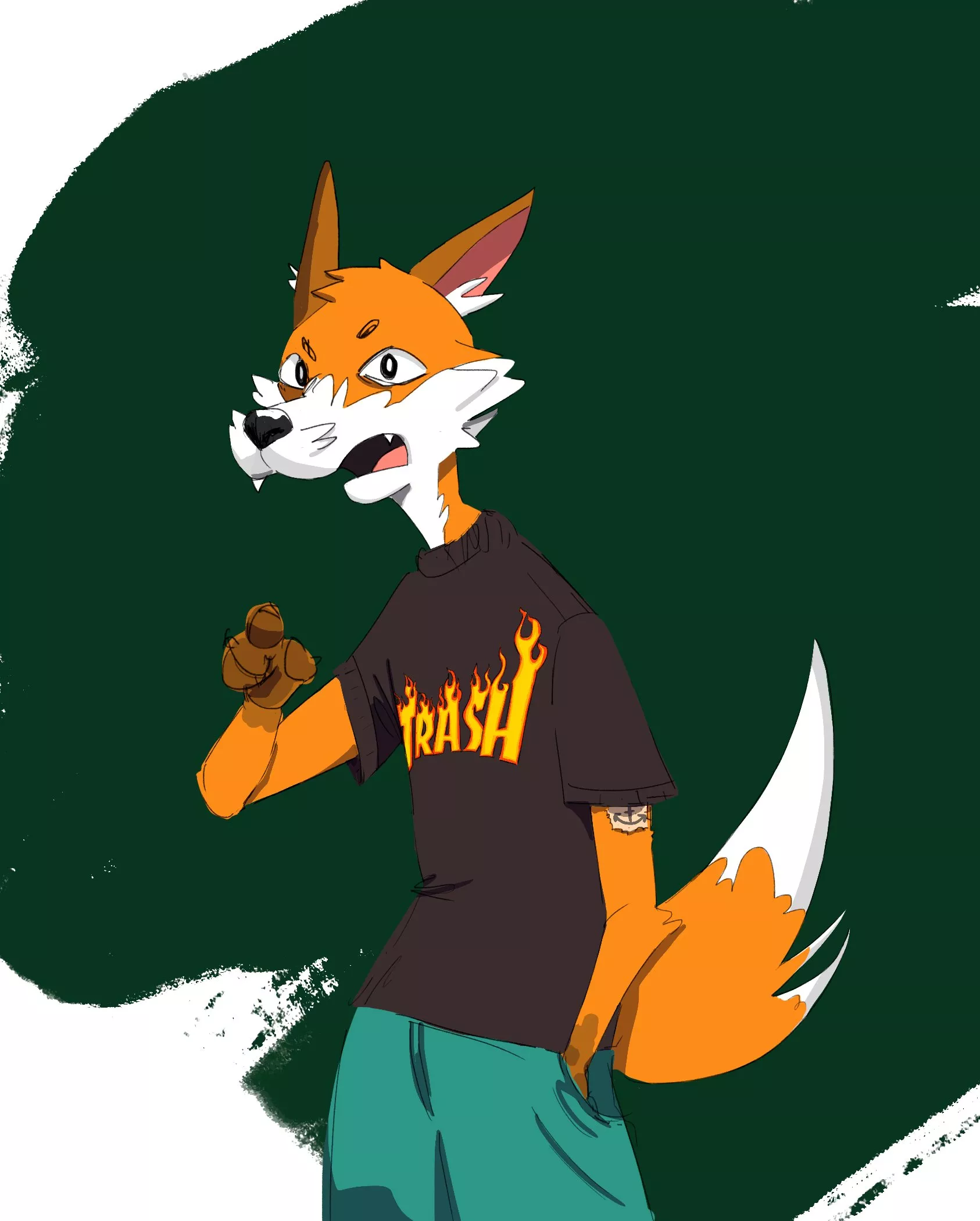 He's talking to you! What is he trying to say? (freshkidart) posted by freshkidart