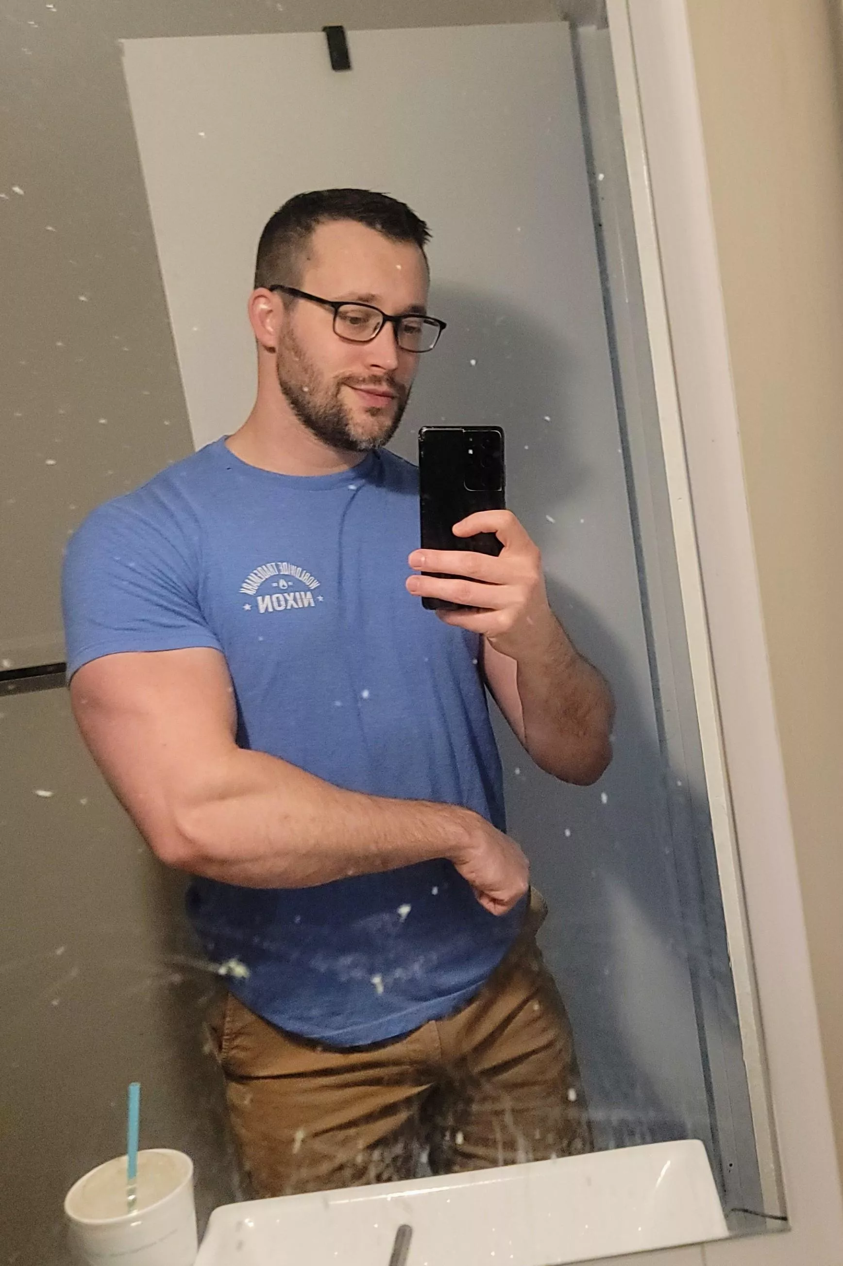 I know, I need to clean the mirror. 🙄 posted by Gym-Nerd