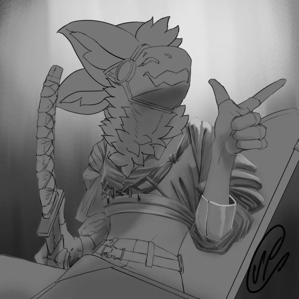 I started working on this art again >:3 (art by me) posted by Positive_Ad_80