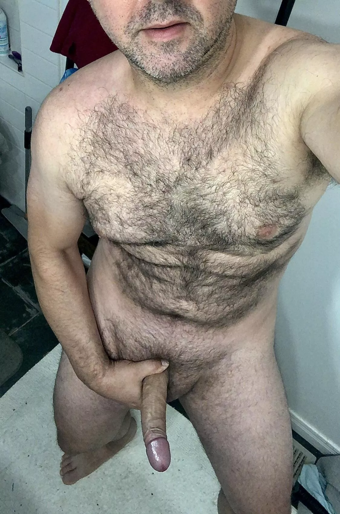If hung and hairy is what you desire, then let me set your hole on fire. posted by AreWeBareYet