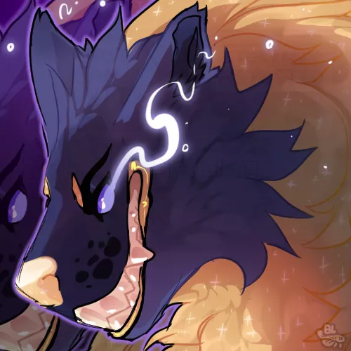 sparkle floof [by me] posted by ScaredSkrimp