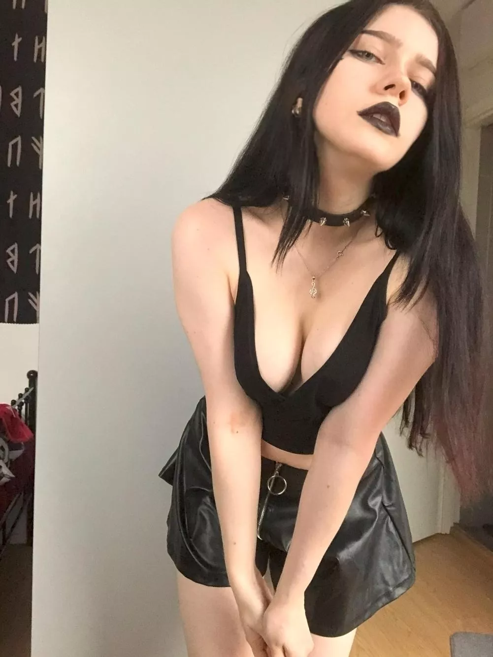Would I look better with implants or is this enough to be a big tiddy goth? posted by cyanidemapping