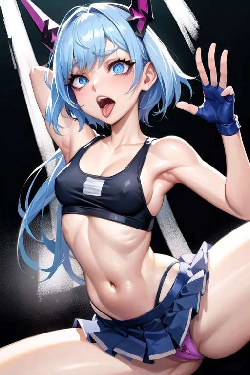 Blue haired posted by KinkyS4M